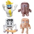 thumbnail image 1 of Robar un juguete de peluche Brainrot, lindo animal de peluche suave, regalo coleccionable para fanáticos de los juegos (color K),4pcs B, 1 of 12