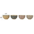 thumbnail image 2 of Creative Co-Op Floral Mosaic Stoneware Bowl Set, Multicolor, Set of 4, 2 of 3