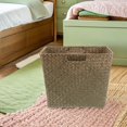 thumbnail image 1 of ADDHAT De Almacenamiento Rectangular Tejido En Color Claro Con Bohemio, 1 of 2