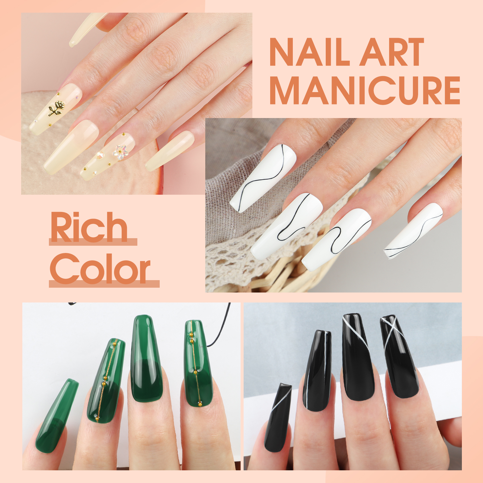 COSCELIA Gel Nail Polish Kit with U V Lamp Starter kit 10 Colors Gel Nail Polish Sets 5pcs Top Base Coat Nail Light Complete French Gel Manicure Kits DIY Gifts for Women