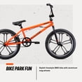 thumbnail image 2 of Mongoose Legion Mag BMX Freestyle Bike, 20-Inch Wheels, Ages 8 and up, Orange, 2 of 7