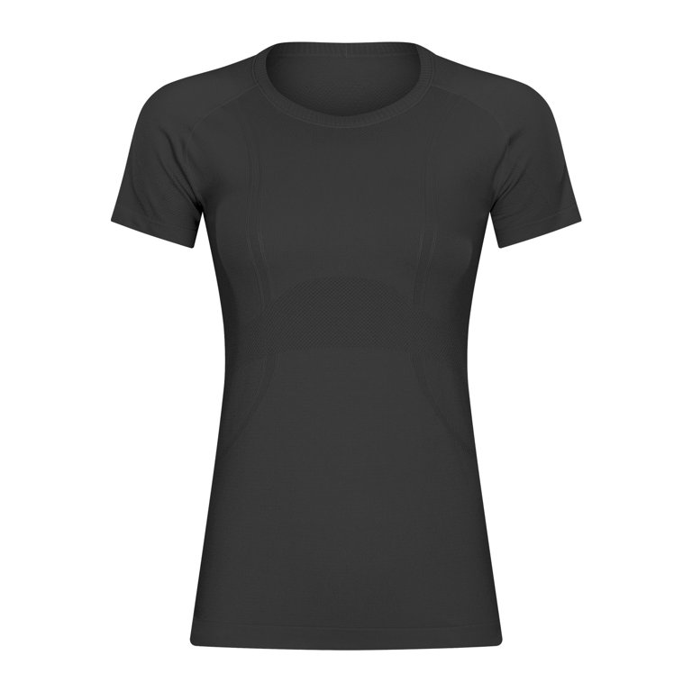  Crivit Pro TOPCOOL Women's Sport Running Exercise Fitness Top  Short Sleeve T-Shirt Shirt (Small, Black) : Clothing, Shoes & Jewelry