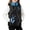 Black Blue Butterfly Print, variant on Girls Lightweight Puffer Vest Butterfly Leopard Print Beige