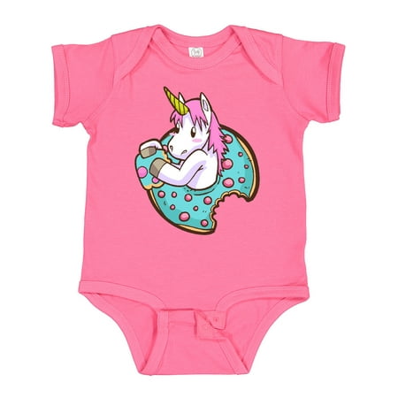 

Inktastic Unicorn Donut Boys or Girls Baby Bodysuit