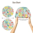 thumbnail image 2 of Bright Peach Silk Bonnet for Sleeping Women Men, Adjustable Elastic Satin Bonnet Bonnet for Sleeping, Soft Similar Silk Curly Cuteness Hair Bonnet for Sleeping, 2 of 7