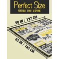 thumbnail image 4 of School Bus Driver Throw Blanket - Flannel Blankets for School Bus Driver - School Bus Driver Gifts on Christmas, Birthday, Thanksgiving - 50" x 60" - (Black), 4 of 6