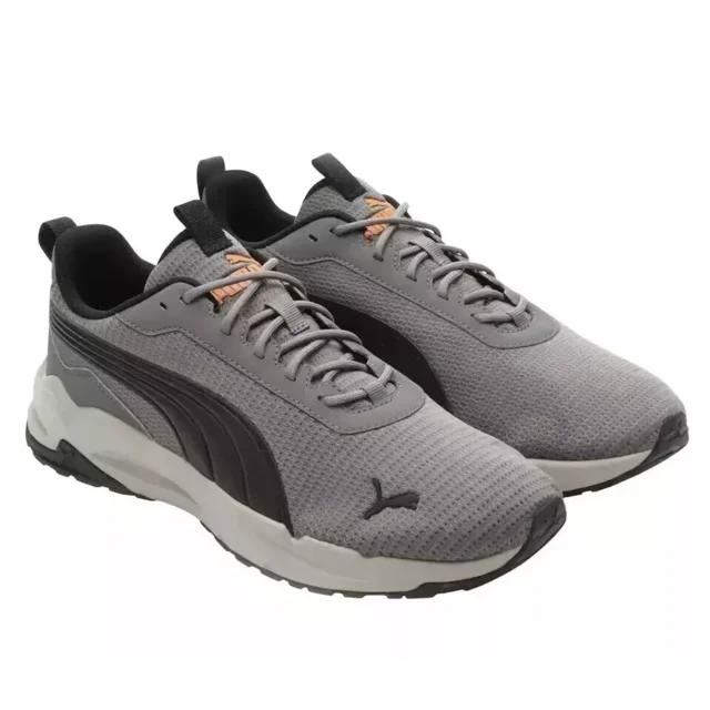 PU & MA Men's Gray Zip C Athletic Running Sneaker Shoes GRAY Size 13 M US NEW