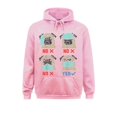 thumbnail image 3 of Sudadera con capucha de Pug para hombre, divertida, para distanciamiento social, cuarentena, regalo para perro, sudaderas de estilo inglés, sudaderas ajustadas, estilo 3D, 3 of 5