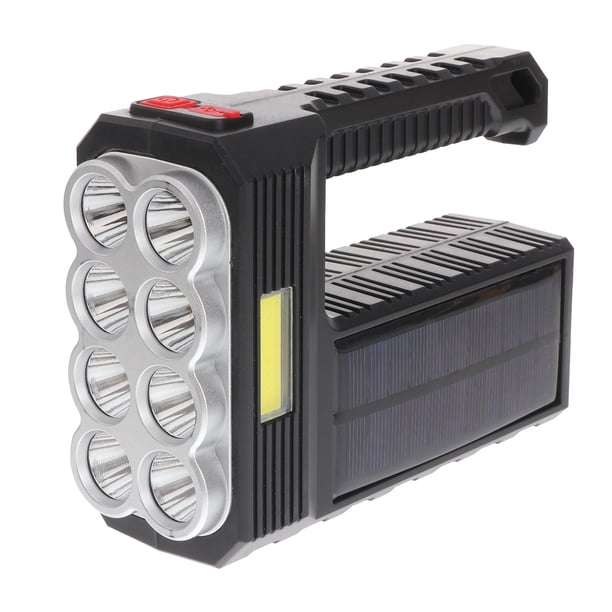EeaseMX Lámpara solar de mano, luz LED de trabajo para exteriores, luz de camping, reflector para camping