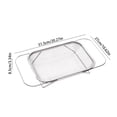 thumbnail image 2 of Over the Sink Colander, Expandable Baskets with Fine Mesh Strainer Handle Stainless Steel Rectangle Kitchen Colanders for Strain Drain Rinse Fruits Vegetables Pasta New Home Essentials, 2 of 4