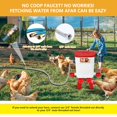 thumbnail image 3 of Lilyang Automatic Chicken Waterer 2 Gallon | Float-Control Auto Waterer, Hanging/Standing Design, Connect to 3/4'' Faucet & Hose,, 3 of 7