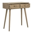 thumbnail image 3 of SAFAVIEH Dean 2 Drawer Modern Solid Console Table, Desert Brown, 3 of 11