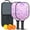 Black-3, variant on Pickleball Paddles Set Of 2, Fiberglass Surface, Liquid & Marble Print, 4 Balls & Bag