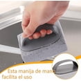 thumbnail image 4 of ZYNERY 4 ladrillos de limpieza de piedra pómez con 1 paños de limpieza, ladrillos de limpieza con mango, para asar hornos, Estante de barbacoa，eliminar manchas de aceite  ﻿, 4 of 7
