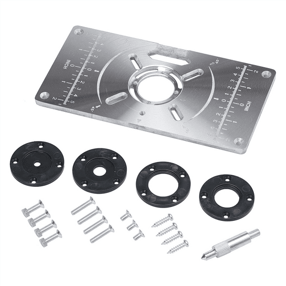 Router Table Insert Plate, DIY Router Table Insert Plate for Woodworking ,Table Top Insert Mounting Plate