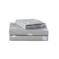 thumbnail image 1 of Chezmoi Collection 4-Piece Kids/Teens Sports Sheet Set - Soft Microfiber Gray White Baseball, Full Size, 1 of 4