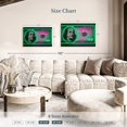 thumbnail image 3 of Elephant Stock 100 Dollars Wall Art - Horizontal Canvas Wall Art - Living Room Wall Decor - Decor Elements Canvas - Green And Pink Decor By Octavian Mielu - 30" x 20", 3 of 4