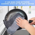 thumbnail image 4 of FRKSMD-Kitchen Washcloths for Dishes Absorbent Microfiber Dish Cloths Quick Dry Dish Rags with Poly Scour Scrub Side Ideal for Kitchen Cleaning (Gray, 10inch X10inch 9Pack), 4 of 4