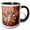 Black/White, variant on 3drose, John Anster Fitzgerald - Fairyland, 15oz Two-tone Black Mug