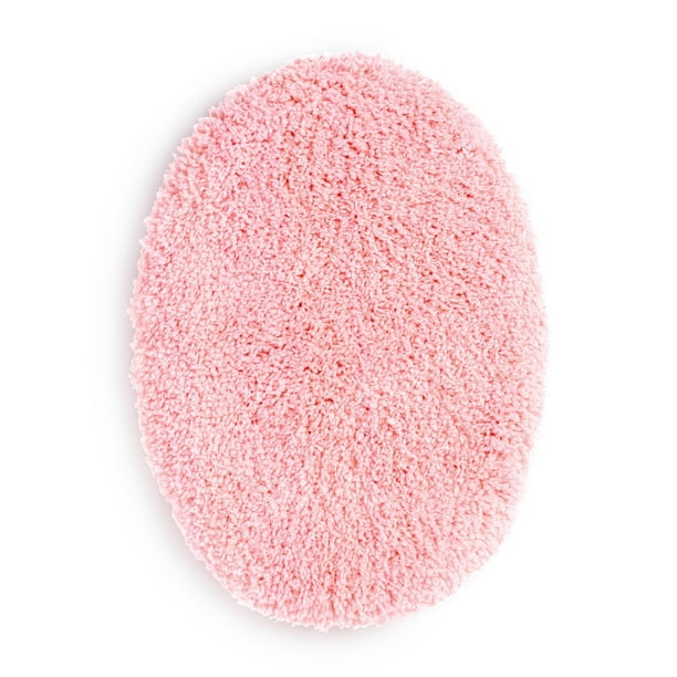 Mainstays Basic Pink Polyester 19" x 22" Toilet Lid Cover