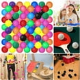 thumbnail image 4 of BLEEUS 50 Pcs Table Tennis Balls Washable 40mm Balls Multi Colored Balls Sporting Supplies, 4 of 10