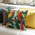 thumbnail image 3 of SHERONV Parrots Branch Tree Pillow Covers Home Furnishing 1PC 18x18in, 3 of 5