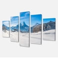 thumbnail image 2 of Winter in Bavarian Alps Panorama - Landscape Canvas Art Print, 2 of 3