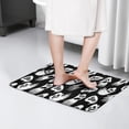 thumbnail image 4 of Ghost Boo Halloween Pattern Flannel Non Slip Door Rugs,Washable Door Mats Indoor,Decorative Door Mats,Dirt-Resistant and Absorbent Doormat for Entrance,Bedroom,Kitchen,Bathroom,31.5x17in(80x43cm), 4 of 4