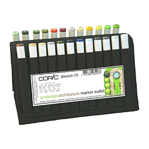 Copic Markers Sketch Landscape Arch Sketch Wallet