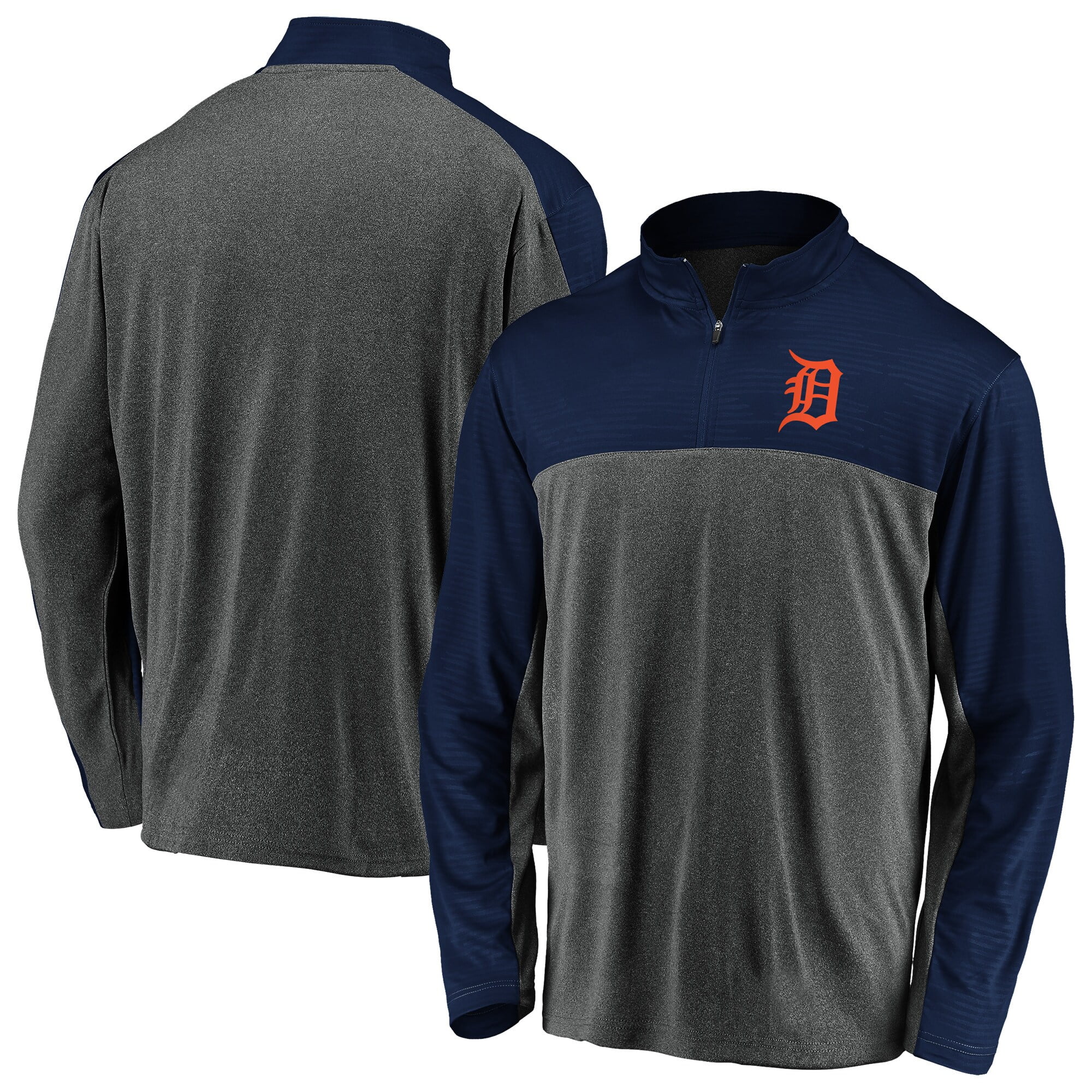 Detroit Tigers Fanatics Branded Windshirt Quarter-Zip Pullover Jacket ...
