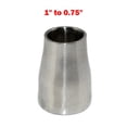 thumbnail image 1 of 1\" 2\" 3\" Sanitary pipe fitting Weld Welding Reducer Stainless Steel 316 Adapter, 1 of 3