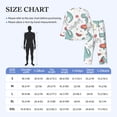 thumbnail image 3 of Wukai Music Lover Dinosaur Men's Long-Sleeve Pajama Set - Comfortable Sleepwear with Button-Down Shirt and Pants-Large, 3 of 6