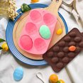 thumbnail image 5 of Easter DIY Chocolate Candle Making Kit - Food Grade Silicone Molds for Chewing, Fudge, Jelly, Ice Cream, Crafts - Includes Pen and Hammer Tools(Pink,Brown,4cs), 5 of 5