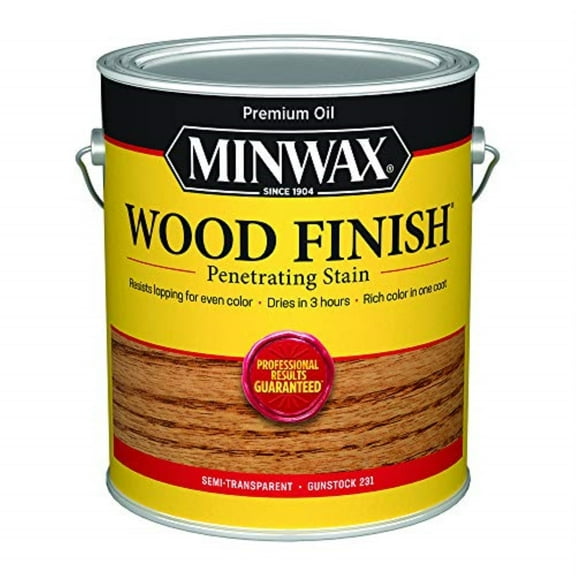 Minwax Wood Finish Semi-Transparent Gunstock Oil-Based Penetrating Stain 1 gal