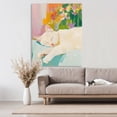 thumbnail image 3 of Stupell Industries Contemporary Sleeping Cat with Flowers Canvas Art, 36 x 48, by The Prints Vibe, 3 of 8