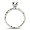 thumbnail image 2 of Sprico Jewel 1.8 Ct Round Cut Solitaire Moissanite Ring with Accent - 14K White Gold Plated - Moissanite for Women - Prong Setting for Her - Ideal for Engagements or Special Occasion, 2 of 2