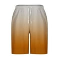 thumbnail image 4 of Shorts Men Athletic Shorts Gym Short Men's Shorts Clearance, Casual Sweat Shorts Men Thin Shorts Men Mens Pull On Shorts Male Shorts Casual, Orange, XXL, 4 of 5