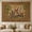 C, variant on XaaKee Tapestry, Classical Wildcat And Noble Horse Mural, High-Quality Polyester Bedroom Tapestry 60x40Inch
