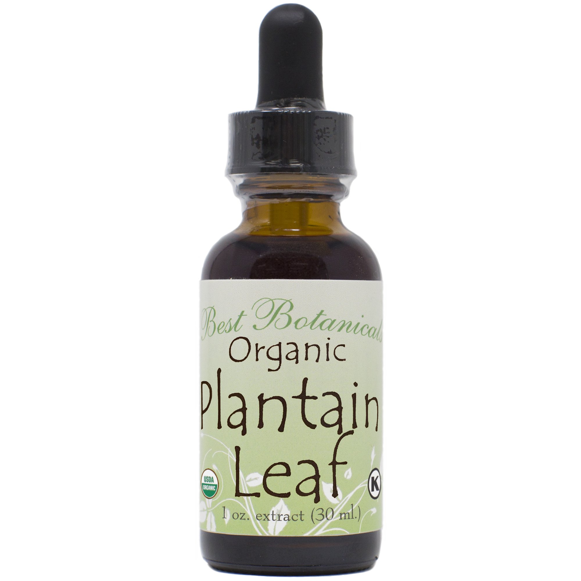 Best Botanicals Organic Plantain Leaf Extract 1 oz.