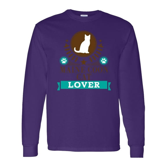 Inktastic Maine Coon Cat Lover Long Sleeve T-Shirt
