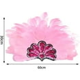 thumbnail image 5 of CYSFASHION Christmas Day Women's Feather Headpieces Sequin Headdress For Wedding Masquerade Cosplay Feather Headbands Party Show Brick Red, 5 of 7