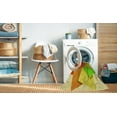 thumbnail image 2 of Ahgly Company Machine Washable Indoor Round Transitional Slime Green Area Rugs, 4' Round, 2 of 7