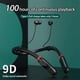 thumbnail image 5 of Auriculares con banda l cuello Bluetooth 5.0 con 100 horas de tiempo de reproducción, micrófono con supresión de ruido 1000 mAh Negro SM SunniMix auriculares bluetooth, 5 of 8