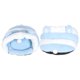 thumbnail image 4 of Felpa invierno cálido gato cueva casa mascota gatos cama nido para dormir color azul y blanco (S), 4 of 8