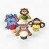 Zoo Animal Cupcake Character Picks - Party Supplies - 24 Pieces