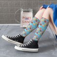 thumbnail image 3 of Lsque Cute Donut Printed Crew Socks Men's Women's LightWeight Thin Casual Calf Socks ,Knee High Socks,Cotton Socks, 3 of 9