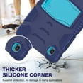 thumbnail image 7 of Galaxy Tab A7 SM-T500 T505 T507 10.4-inch Case,Dteck Shockproof Rubber 3-Layer Protection Case for Samsung Galaxy Tab A7 10.4" 2020 Hybrid Armor Kickstand Protector Cover,Navy+Blue, 7 of 7