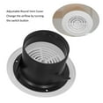 thumbnail image 2 of Rotatable 4-Inch Adjustable Ventilation Cover for Bathroom and Kitchen, Durable PP and ABS Construction, Easy Installation and Cleaning, Suitable for Various Rooms., 2 of 6