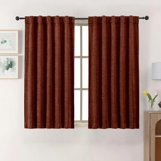 Stained Glass Blackout Curtains 42x84 Inches - Boho Nature Design, Thermal Insulated, 2 Panels
