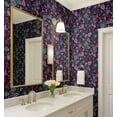 thumbnail image 4 of S4Sassy Artistic Floral Wallpaper- Purple Wall Covering,25"x 360" Self-Adhesive Textured Vinyl Walls Paper, Wall Wrap, Easy DIY Walls Covering For Farmhouse Bedroom, Living Room, Living Space, 4 of 8